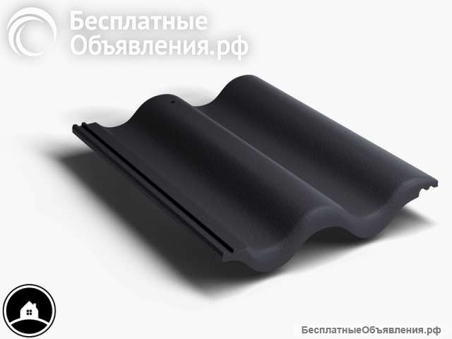 Натуральная черепица волновой профиль и плоский