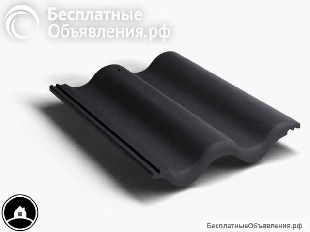 Натуральная черепица волновой профиль и плоский