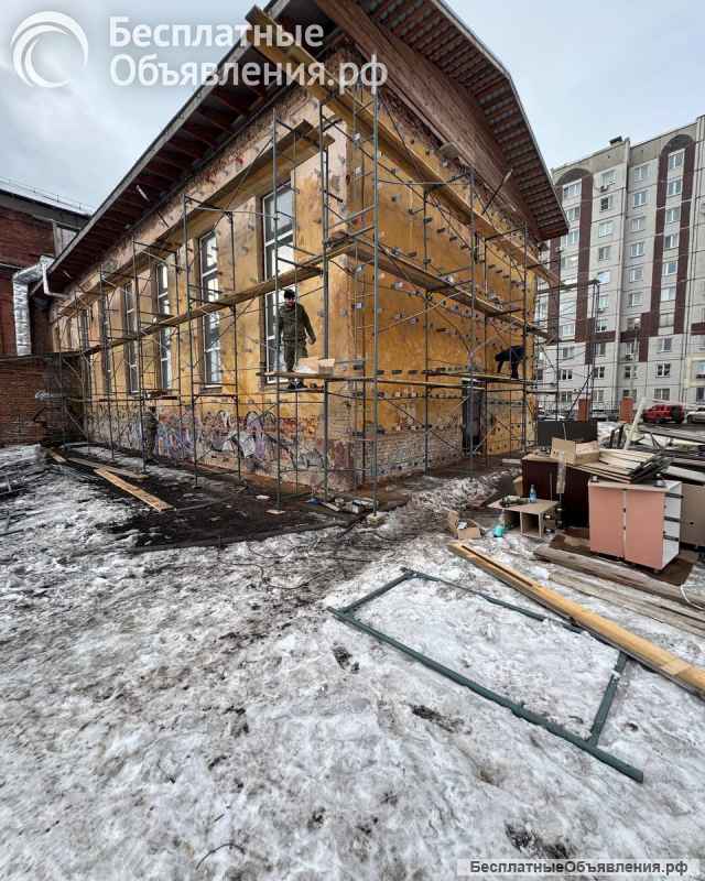 Монтаж фасадных систем с утеплением