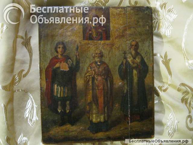 Икона храмовая, рукописная