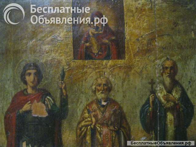 Икона храмовая, рукописная