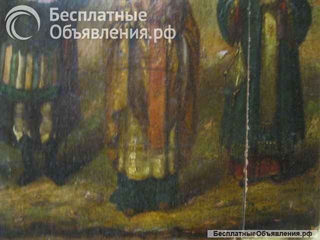 Икона храмовая, рукописная