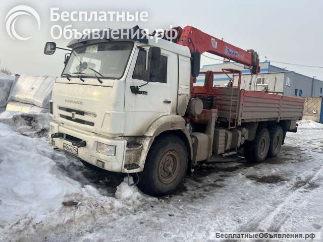 Кран-манипулятор на шасси КамАЗ 43118