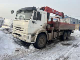 Кран-манипулятор на шасси КамАЗ 43118