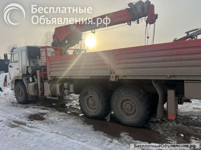 Кран-манипулятор на шасси КамАЗ 43118