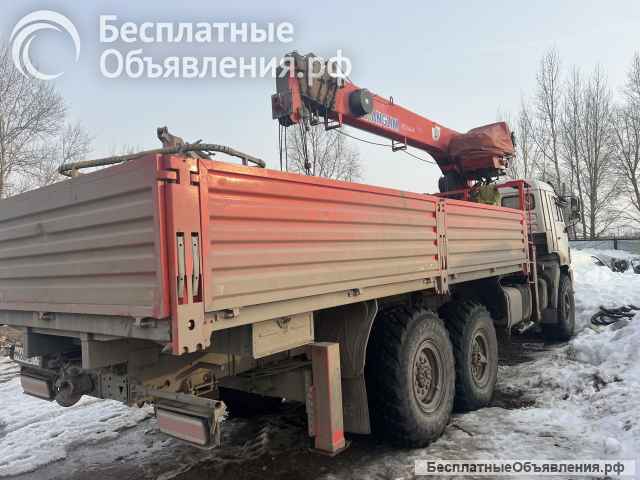 Кран-манипулятор на шасси КамАЗ 43118