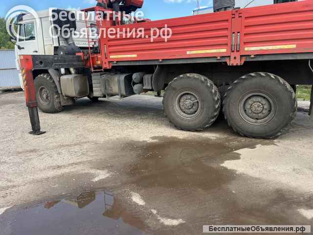 Кран-манипулятор на шасси КамАЗ 43118