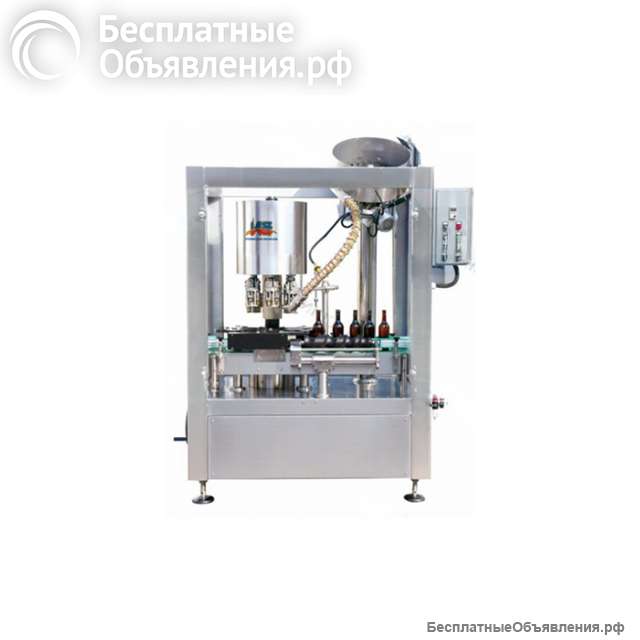 Автоматическая машина для укупорки стеклянной тары кроненпробкой BN-6