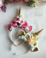 Ободок кошечка, единорог