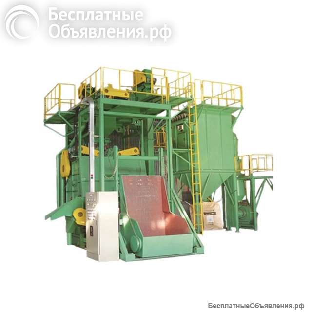 Дробеметная установка барабанного типа с двумя турбинами QS3220