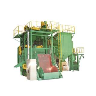 Дробеметная установка барабанного типа с двумя турбинами QS3215