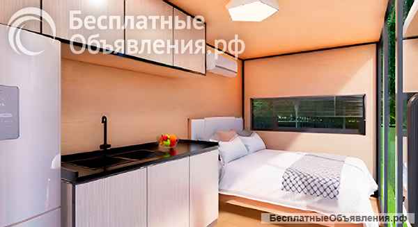 Капсульные сборные контейнерные дома 20 и 40 футов