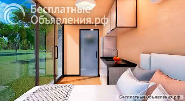 Капсульные сборные контейнерные дома 20 и 40 футов