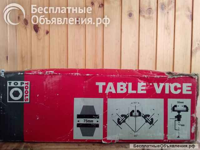 Тиски поворотные настольные TOP TOOLS