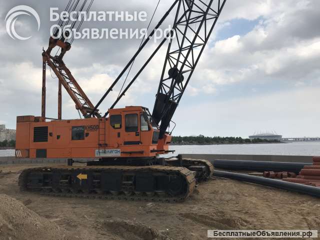 Кран гусеничный HITACHI KH500, г/п 100 тонн