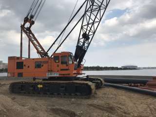 Кран гусеничный HITACHI KH500, г/п 100 тонн