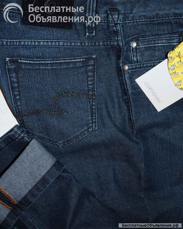 Джинсы Cortigiani Италия Премиум Тонкие 52Р