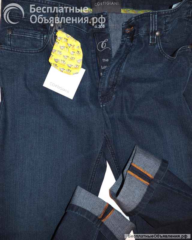 Джинсы Cortigiani Италия Премиум Тонкие 52Р