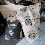 Древесный уголь (березовый) ГОСТ 84-7657, марка "А", высший сорт. 10 кг