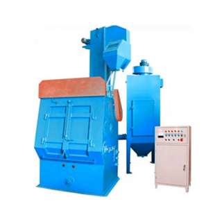 Дробеметная установка барабанного типа с ленточным транспортером Q3210