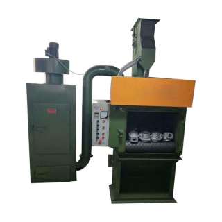 Дробеметная установка барабанного типа с ленточным транспортером QPL50