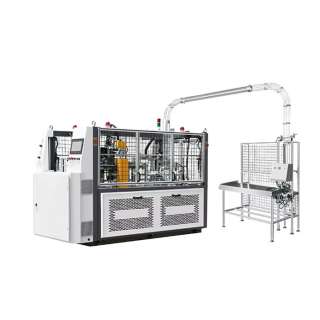 Станок для производства бумажных двухслойных стаканов для кофе с возможностью рельефного тиснения DE