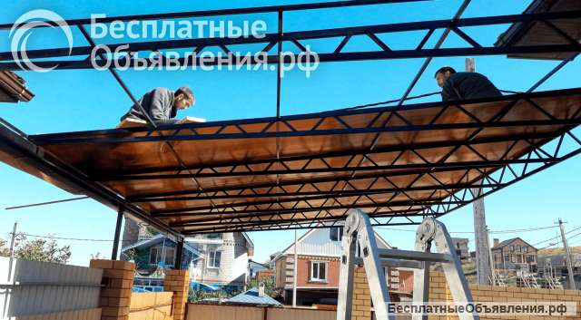 Установка Навесов, Монтаж