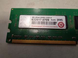 Transcend Оперативная память 8 Гб 8G2Rx8 DDR3 1333U