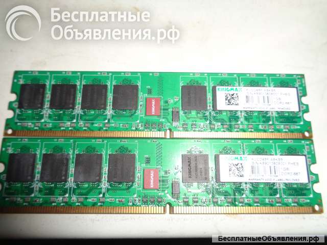 Kingmax 1 Gb DDR-2 667 оперативная память 2 планки