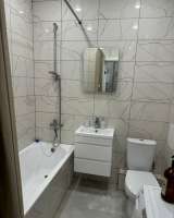 Сдается 1к.кв.33м. студия улица Академика Фёдорова. Современный ремонт, мебель, бытовая техника для