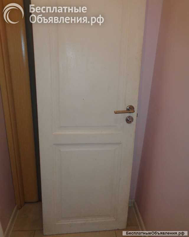 2 нат. двери для ванной и туалета 200 х 63 см