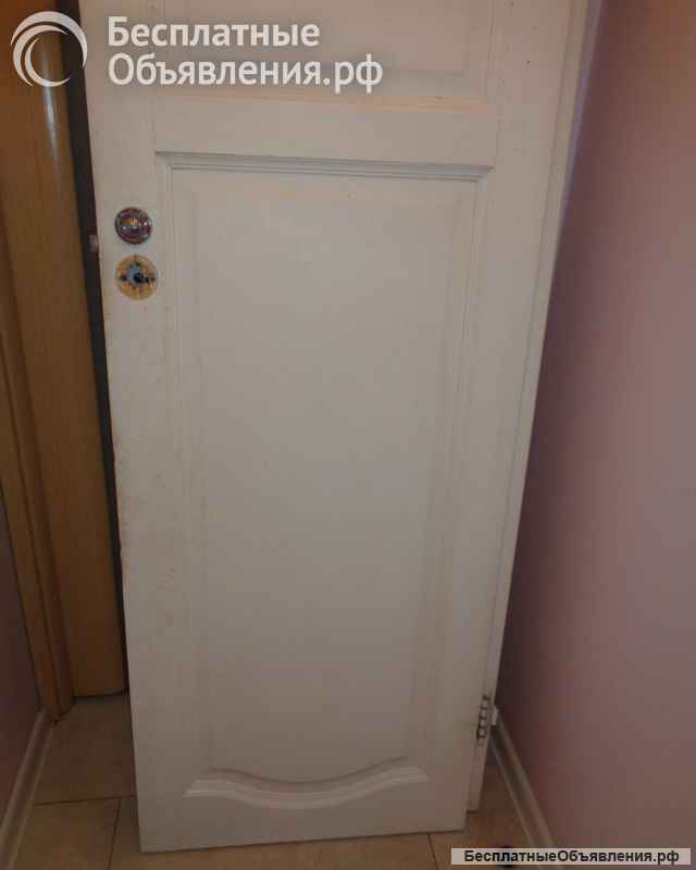 2 нат. двери для ванной и туалета 200 х 63 см