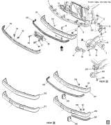Юбка переднего бампера - GMC Yukon, Tahoe, Suburban) GMT410