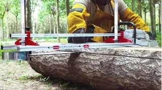 Приспособление для ровного распила брёвен