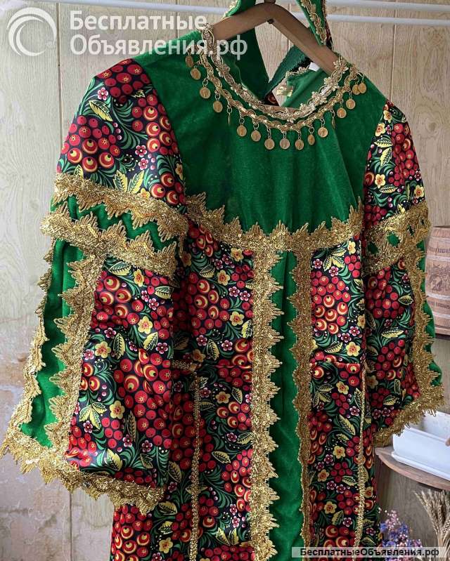 Платье для выступлений. Русский стиль.