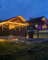 Отдых в усадьбе "Медвежья Сила", на берегу озера