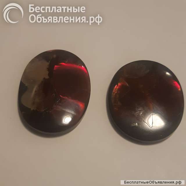 Кабошоны из аммолита