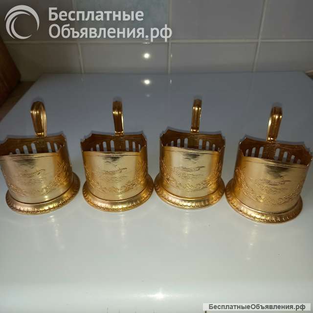 Подстаканники 4шт. Ракета на волнах.