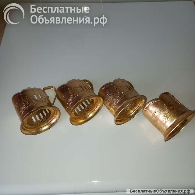 Подстаканники 4шт. Ракета на волнах.