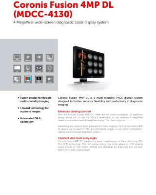 Монитор диагностический Barco Coronis Fusion 4MP 30"