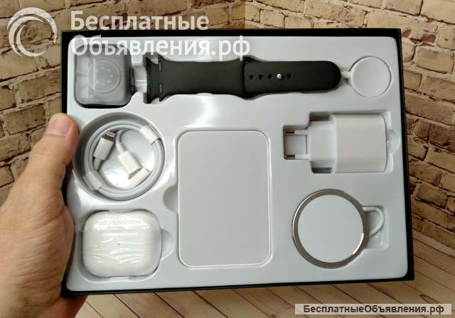 Умные часы в наборе аксессуаров 6 в 1