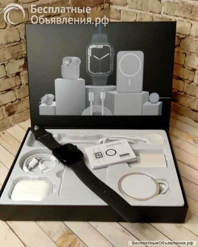 Умные часы в наборе аксессуаров 6 в 1
