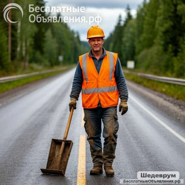 Дорожные рабочие с опытом работы