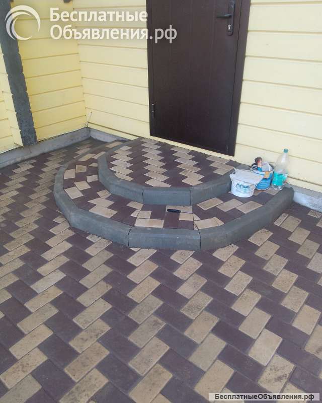 Укладка тротуарной плитки