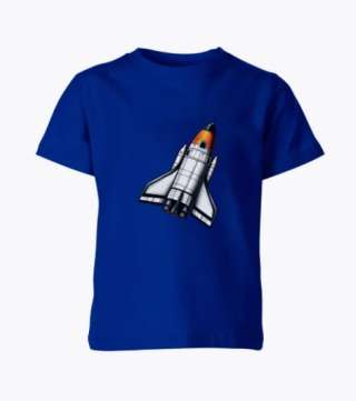 Детская футболка с принтом «Шаттл»