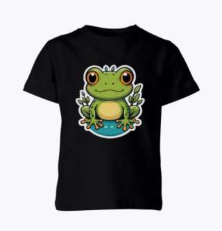 Футболка с принтом "Лягушка"