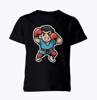 Детская футболка с принтом "Боксер"