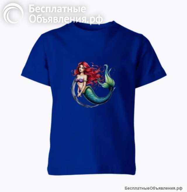 Окунись в волшебство с новой футболкой "Русалочка"