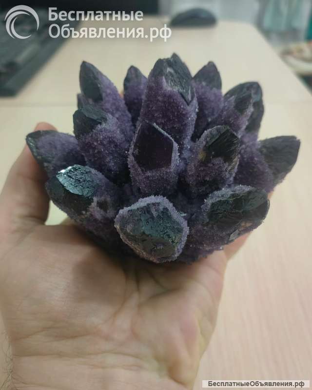 Друзы кварца натуральные в ассортименте