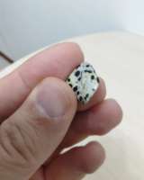 Яшма долматиновая галтовка